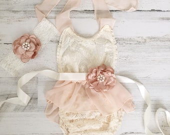 boho baby girl romper