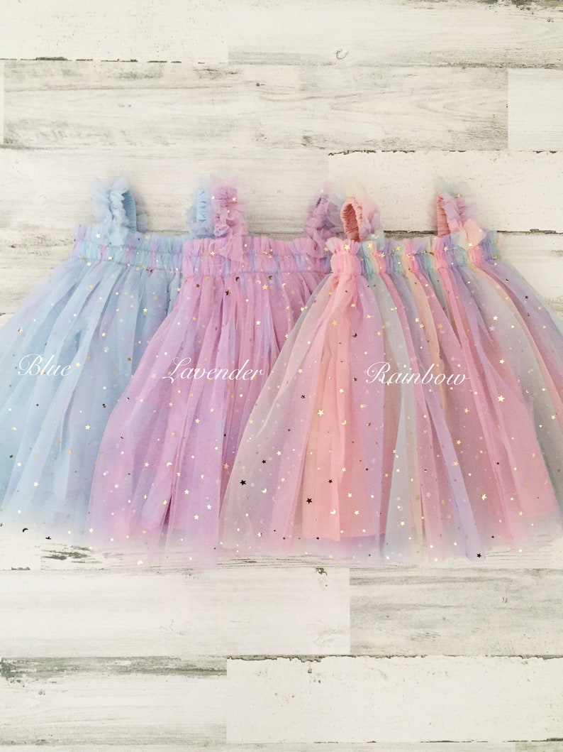 Baby girl tutu 1st birthday outfit-rainbow pastel tutu dress-boho cake smash outfit-1st birthday gift-first birthday one dress-sparkle dress image 4