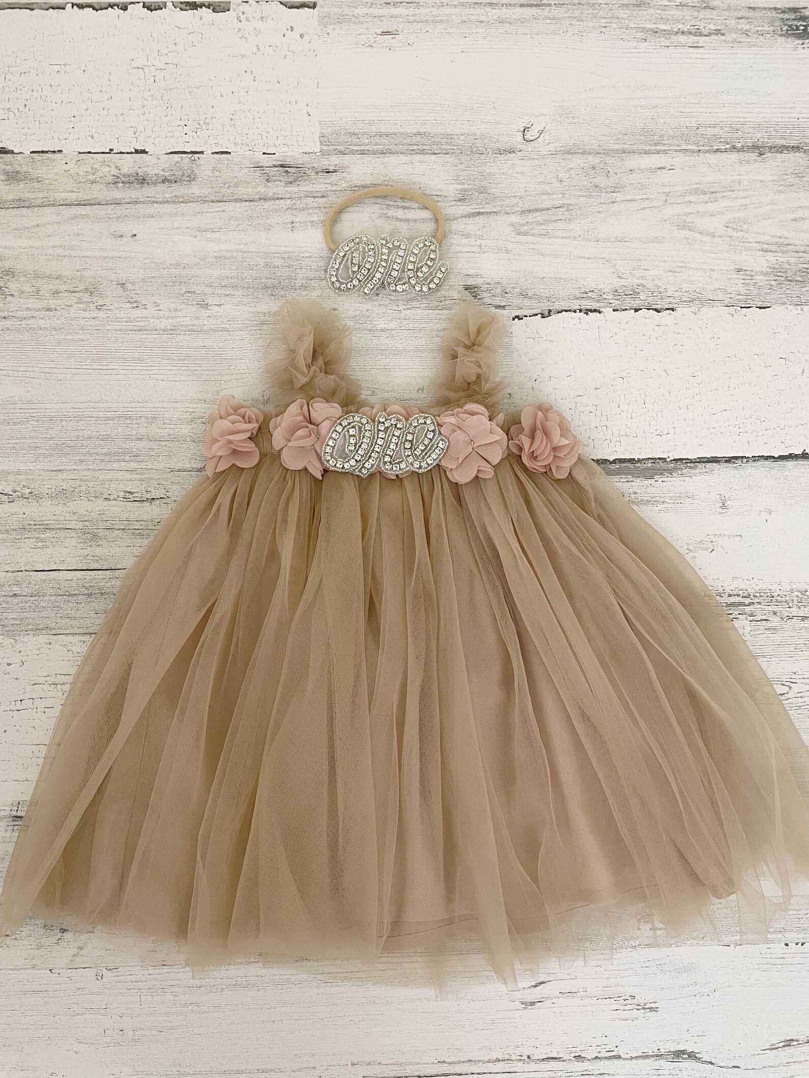 Baby Girl Tutu 1st Birthday One Dressboho Baby Girl Birthday Outfit