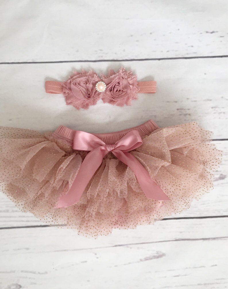 Baby Girl Coming Home Outfitnewborn Bloomers Headbandvintage Etsy