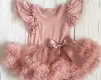 Baby girls tutu dress-1st birthday girl outfit-cake smash outfit-vintage pink tutu-baby girl dress-baby girl tutu outfit-baby girl clothes