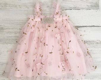 Wild eine Blume Geburtstag Outift Tutu Kleid-Boho Wildflower 1. Geburtstag Outfit-Pink Floral ersten Geburtstag Tutu Kleid Baby Geschenk-Cake Smash