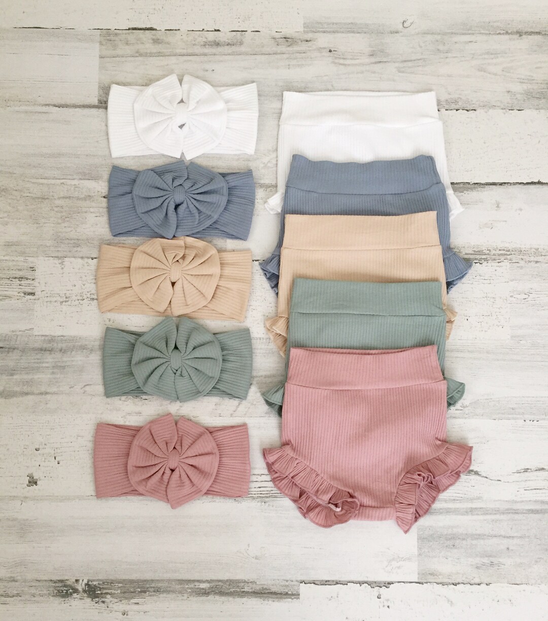 Baby Girl Clothes-baby Bummies and Headband Set-bloomers-headband ...