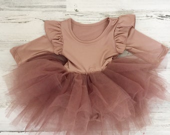 Baby girls tutu dress-Thanksgiving outfit-cake smash outfit-vintage pink tutu-baby girl dress-holiday baby tutu outfit-baby girl clothes