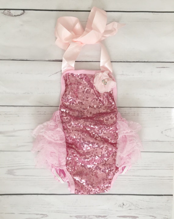 Sequin baby sale romper