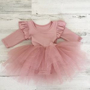 Baby girls tutu dress-Thanksgiving outfit-cake smash outfit-vintage pink tutu-baby girl dress-holiday baby tutu outfit-baby girl clothes