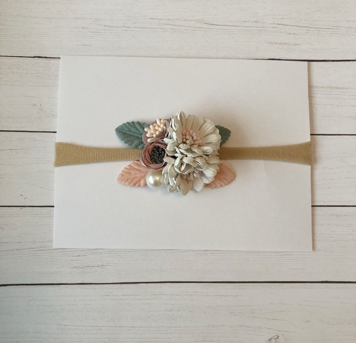 Boho Baby Headbandnylon Baby Headbandboho Baby Hair Band Etsy