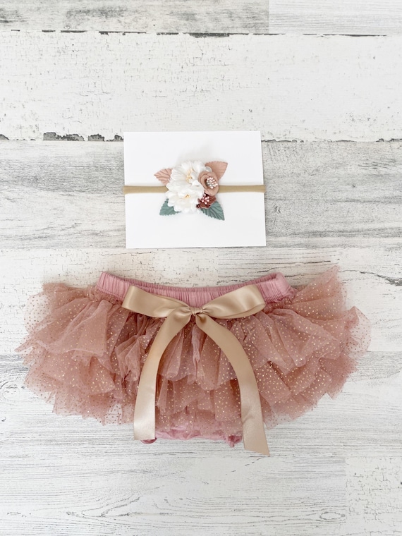 Robe Tutu 1er Anniversaire Bébé Fille - Dentelle, Bandeau Couronne, Parfaite Pour Photos Et Fêtes