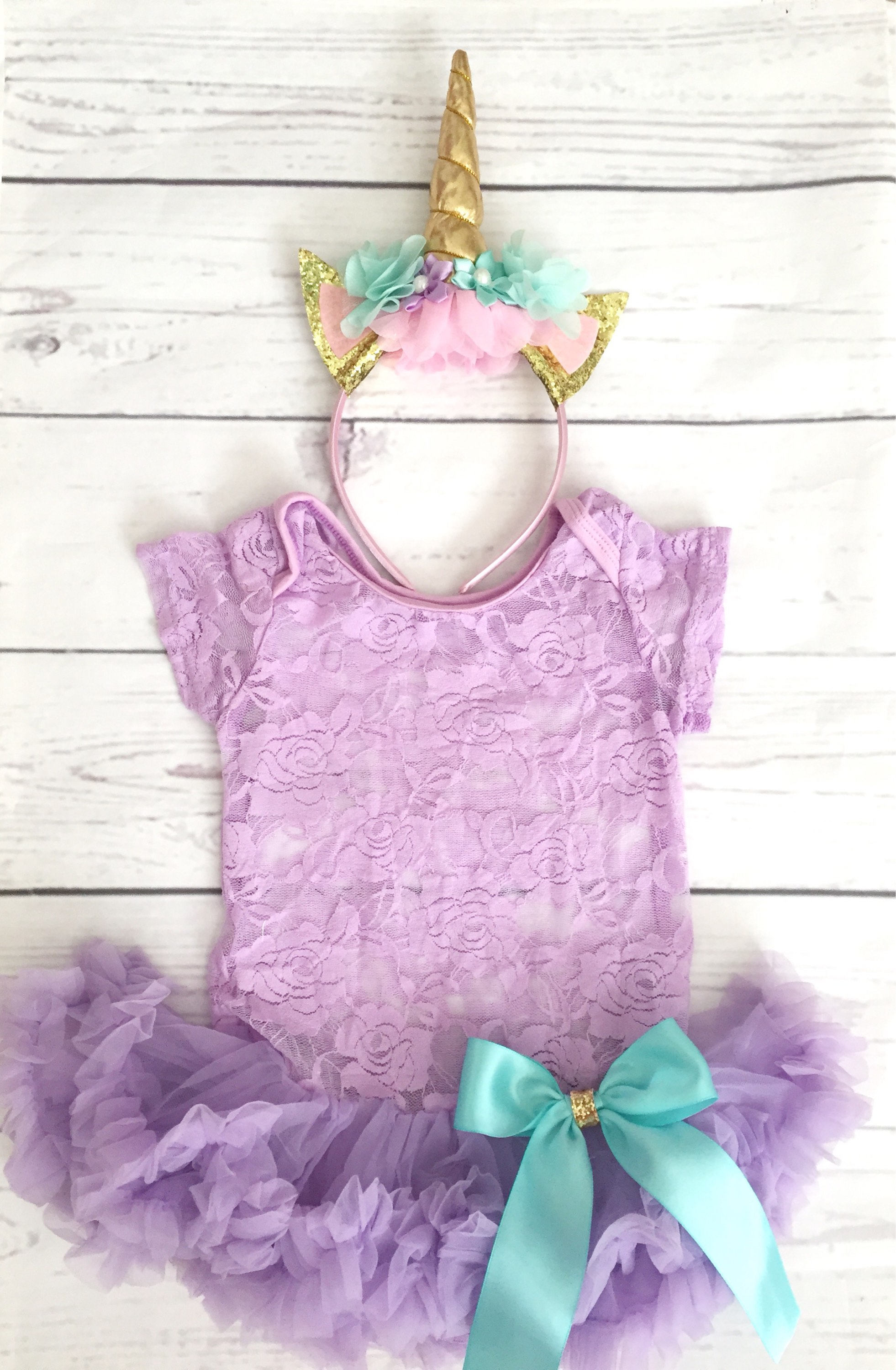 unicorn first birthday outfits