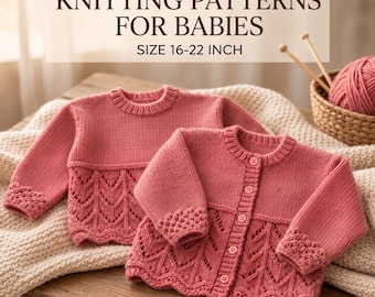 Breipatroon voor een babytrui (PDF), beginnersvriendelijk (PDF-download)