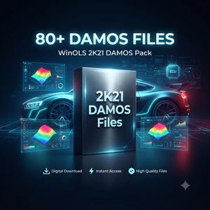 WinOLS 2k21 Damos-Dateienpaket ECURemapping (Digitaler Download)