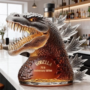 Godzilla Decanter - Etsy