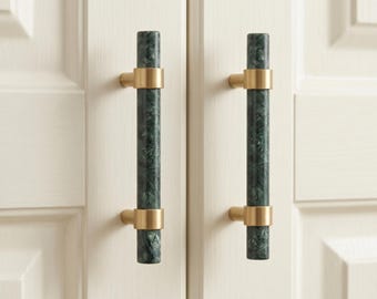 Marble Bar Cabinet Pull Handle Modern Drawer Pulls Kitchen Cabinet Hardware Dresser Knob Furniture Door Wardrobe Cupboard Pull Decor