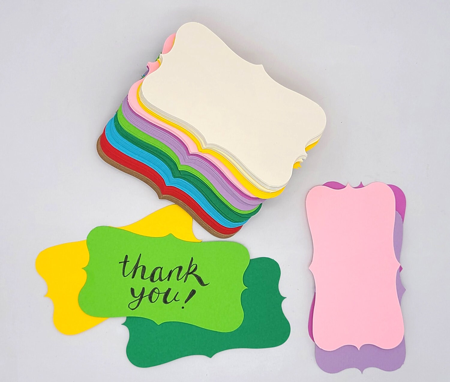 Color Paper Business Cards 110 Paper CR04 Blank Etsy