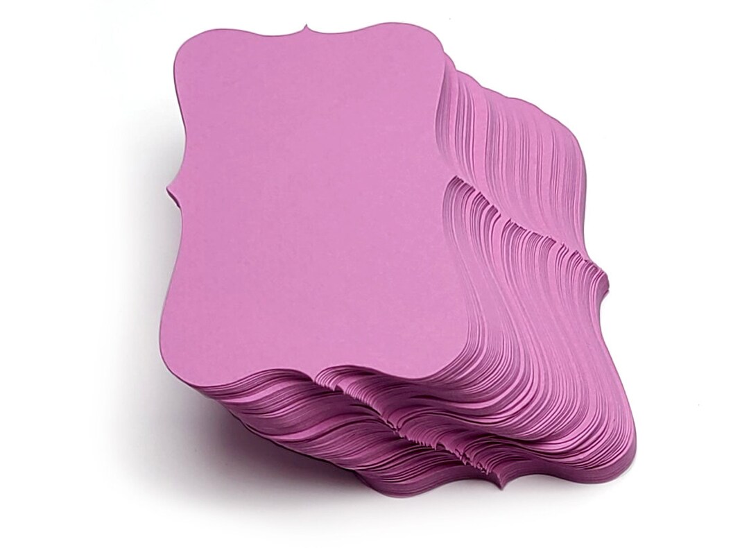 PPAPPAPPIYO Purple Blank Index Cards 100 Paper Blank Etsy