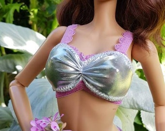Smartdolls heißer Silber Sommer Bikini
