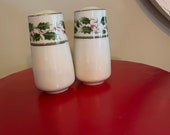 Seizan Fine China Christmas salt and pepper set