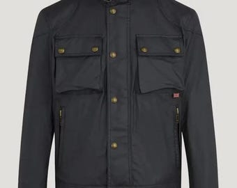 Nueva chaqueta Belstaff Racemaster de algodón encerado de primera calidad, chaqueta de aventura de estilo vintage, chaqueta de moto Belstaff para regalar a él.