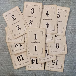 Karty do gry FLINCH - zestaw 15 sztuk - Vintage