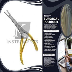 Caplan Nasal Scissors Double Action Stainless Steel Utility Cutting Tool