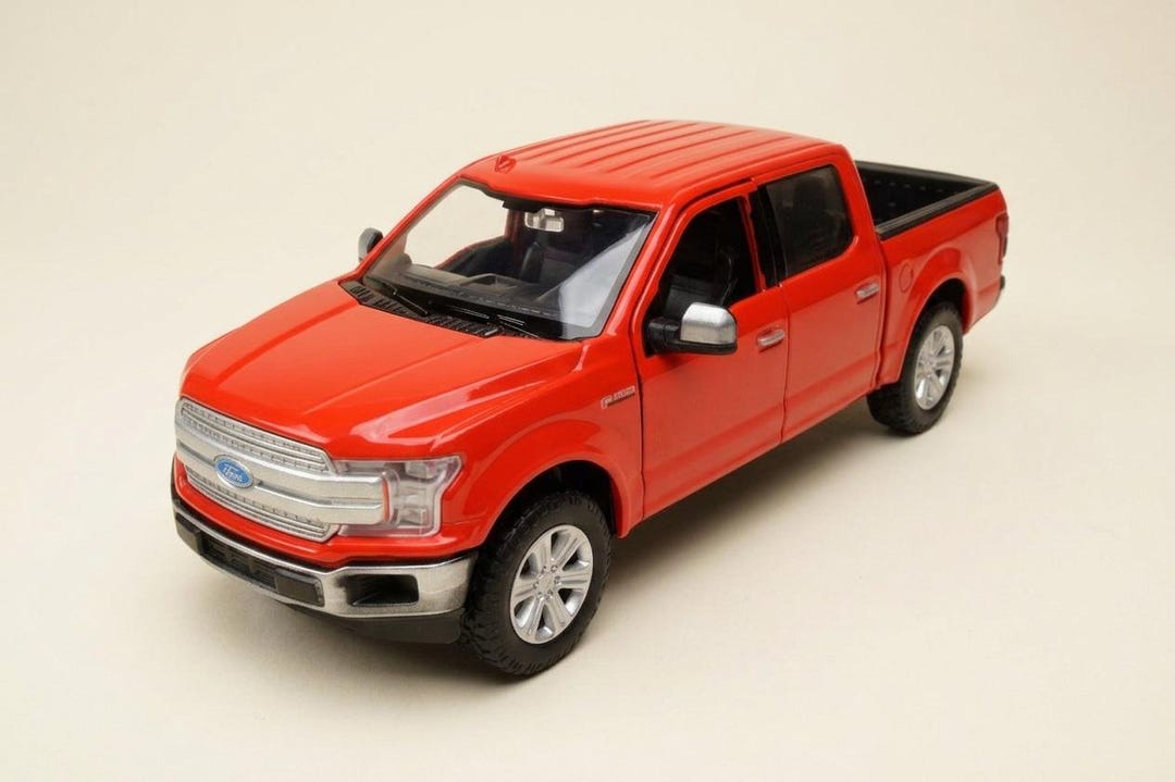 2019 Ford F-150 Lariat Diecast Model Truck 1/24 Scale Red (unopened Box ...