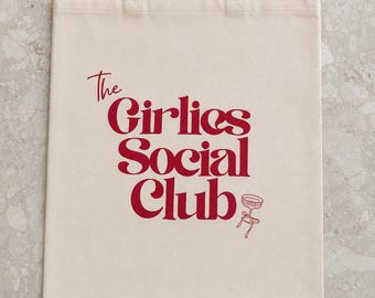 The Girlies Social Club Tote Bags