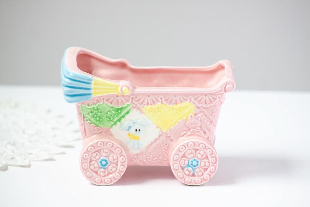 Ceramic Baby Carriage - Etsy