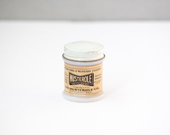 Vintage Musterole Bottle Compound Vintage Apothecary