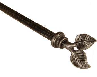Rustic Curtain Rod Etsy