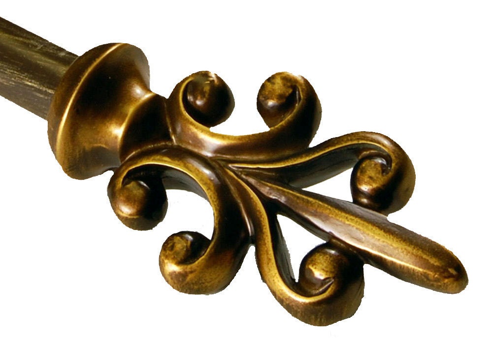 Cool Review About Curtain Rod Fleur De Lis