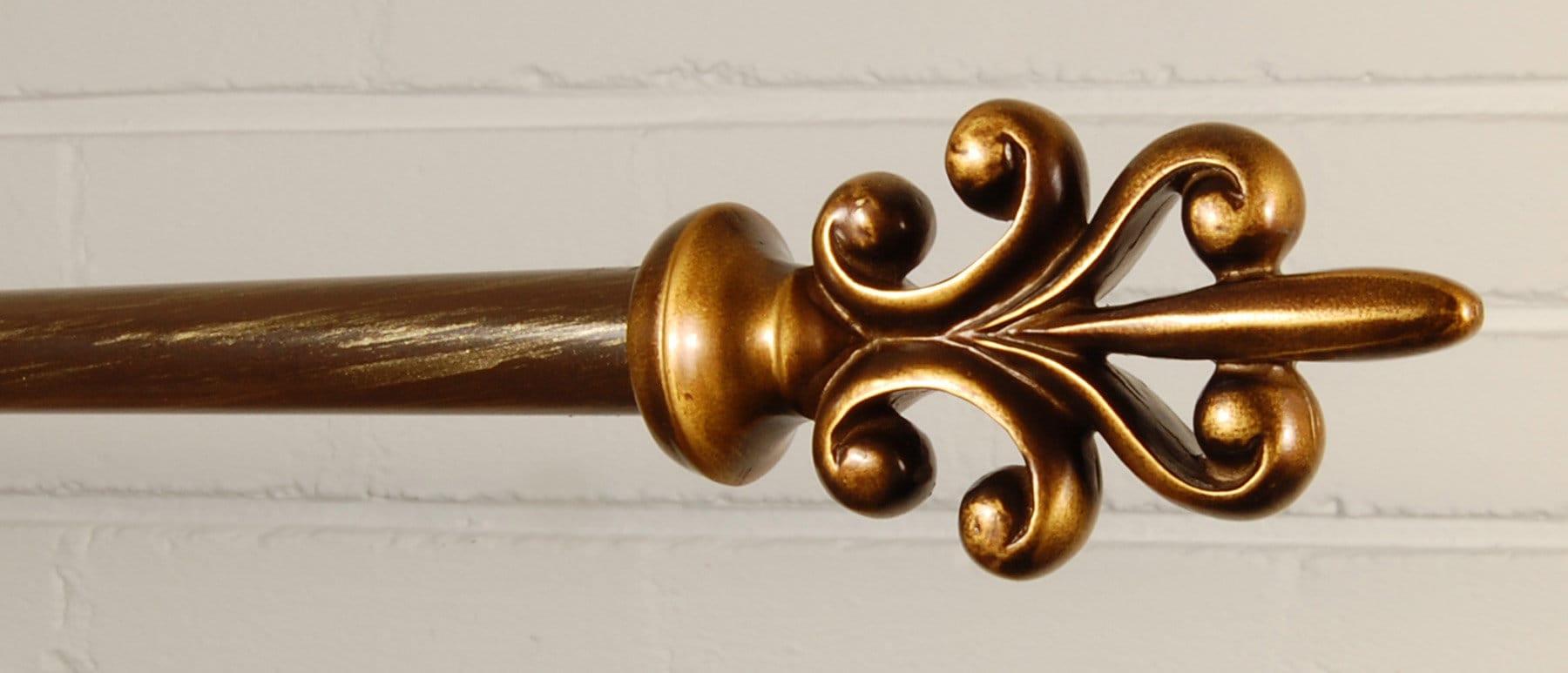 Fleur De Lis Curtain Rods Adjustable Poles Etsy