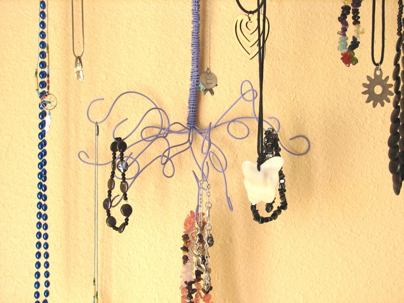 Wall mounted jewelry organizer Jewelry Tree Display Wire