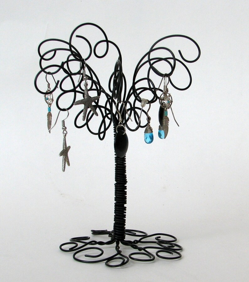 Jewelry Holder Earring Organizer Jewelry Wire Jewelry Holder , Earring, Rings, Bracelets, Organizer, Display image 1