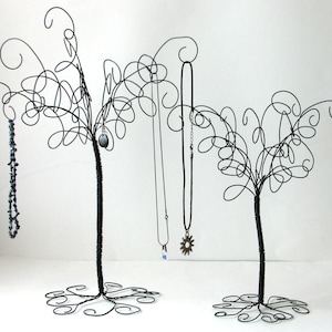 2  Wire Jewelry Tree Stands , Earring, Rings,Bracelets, Organizer, Display