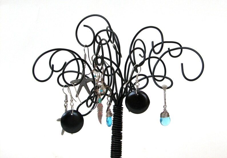 Jewelry Holder Earring Organizer Jewelry Wire Jewelry Holder , Earring, Rings, Bracelets, Organizer, Display image 3