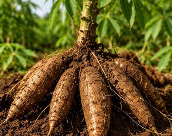 Boutures de manioc sucré, tuteurs de Yuca vivants, culture de racines tropicales facile, manioc à haut rendement pour les jardins potagers