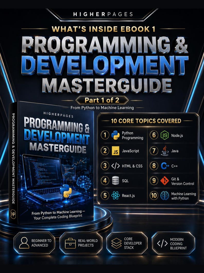 Naucz się kodować 2026 - Python JavaScript SQL React Kompletny przewodnik programowania w formacie PDF zdjęcie 2