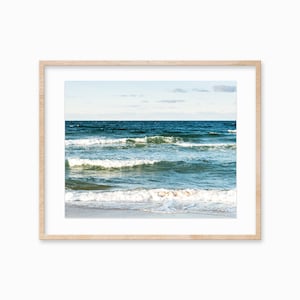 Ocean Waves Photography - Fine Art Surf Print - Coastal Ocean Print - Cape Cod Art Nature - Zen Wall Art