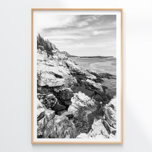 Acadia National Park Landscape Photography Print - Maine Nature Photo Wall Art - Coastal Maine Canvas Print