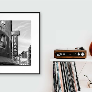 Regina Pizzeria Boston Print - North End Boston Photography Wall Art - Regina Pizza Sign Photo - Boston Wall Art