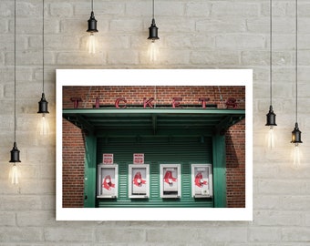 Fenway Park Ticket Windows Photo, Boston Red Sox Wall Art