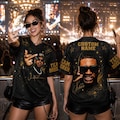Chris Brown Usher Inspired Concert Shirt, Custom R&B Tour 2026 Baseball Jersey, Personalized Name Number Jersey, RnB Music Fan Gift