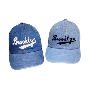 Brooklyn Dodgers Toddlers Denim Baseball Hats.