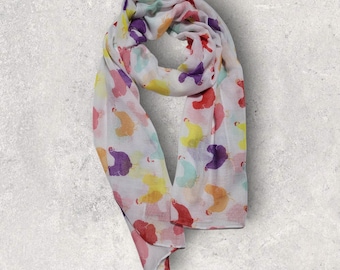 Chicken's Colorful Scarf/Wrap.