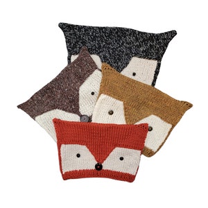 Hand Knit Adults & Youth Fox Hat