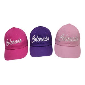 Colorado Children Baseball Hats.