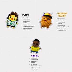 Cosmic Sprite Sticker – Galaxy Core The Burnt Peanut - Vini Jr. -Pollo Sprite
