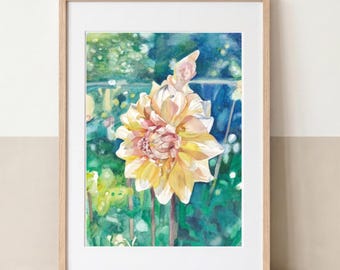 Dahlie Maya | Hochwertiger Kunstdruck