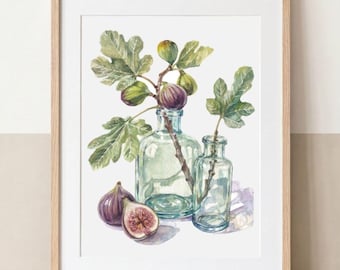 Die Feigenflaschen | Archivfester Kunstdruck