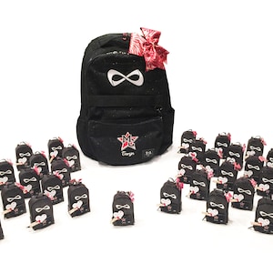 Mini Backpack - SET of 12 | Team Gift | Teacher Gift | Cheer Team gift | Party favors | Sports gift | Valentine&#39;s Day Class gifts